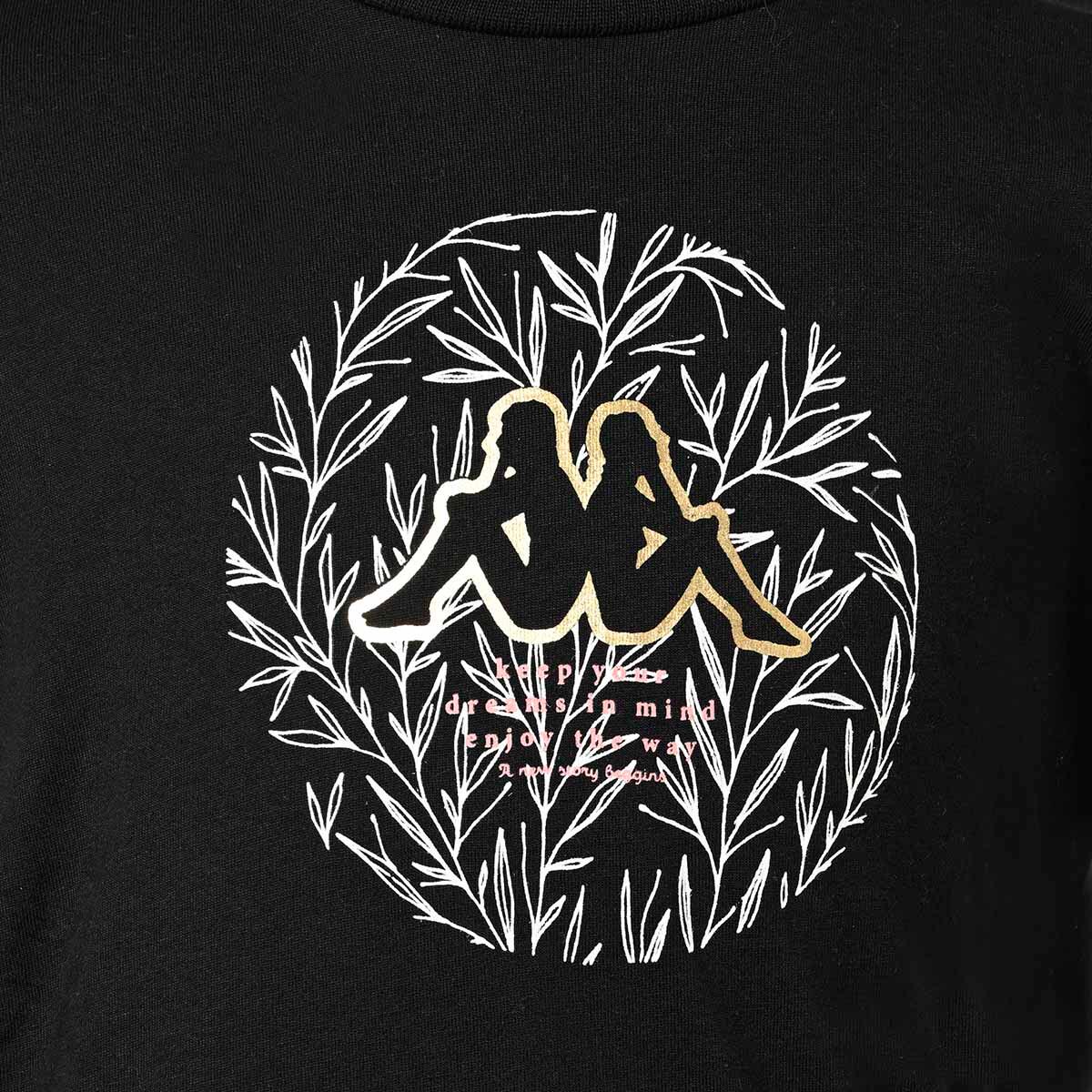 T-shirt manches courtes fille Bessya noir 2/4