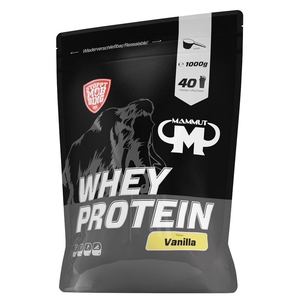 MAMMOTH Mammut Whey Protein (1000g) Vanilla - Eiwitten - Wei-eiwit concentraat