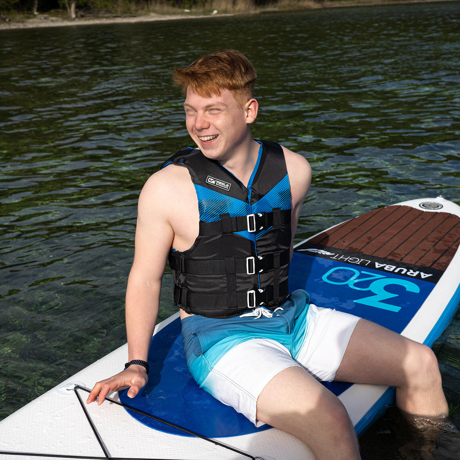 Zwemvest voor sleepsporten voor volwassenen 50 Newton | WAKEBOARDING