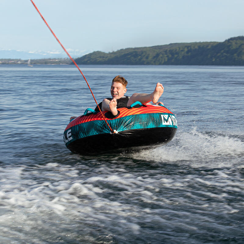 Pack Bouée Tractable Speedster avec Corde, 1 - 2 Personnes Gonflable Bateau