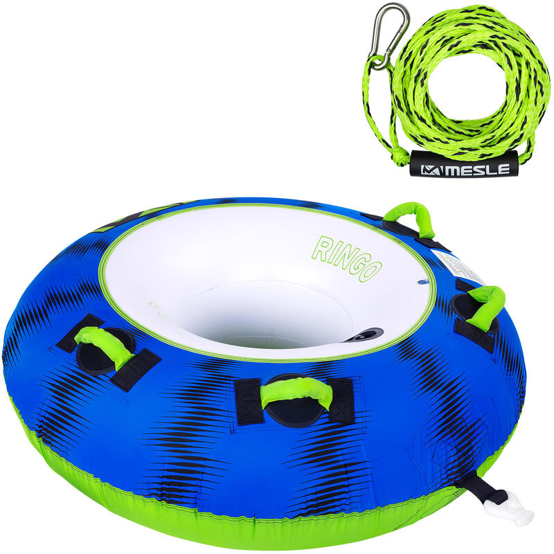 Funtube Ringo 1 Person Set mit Leine Wassersport Tube für Boot Mesle