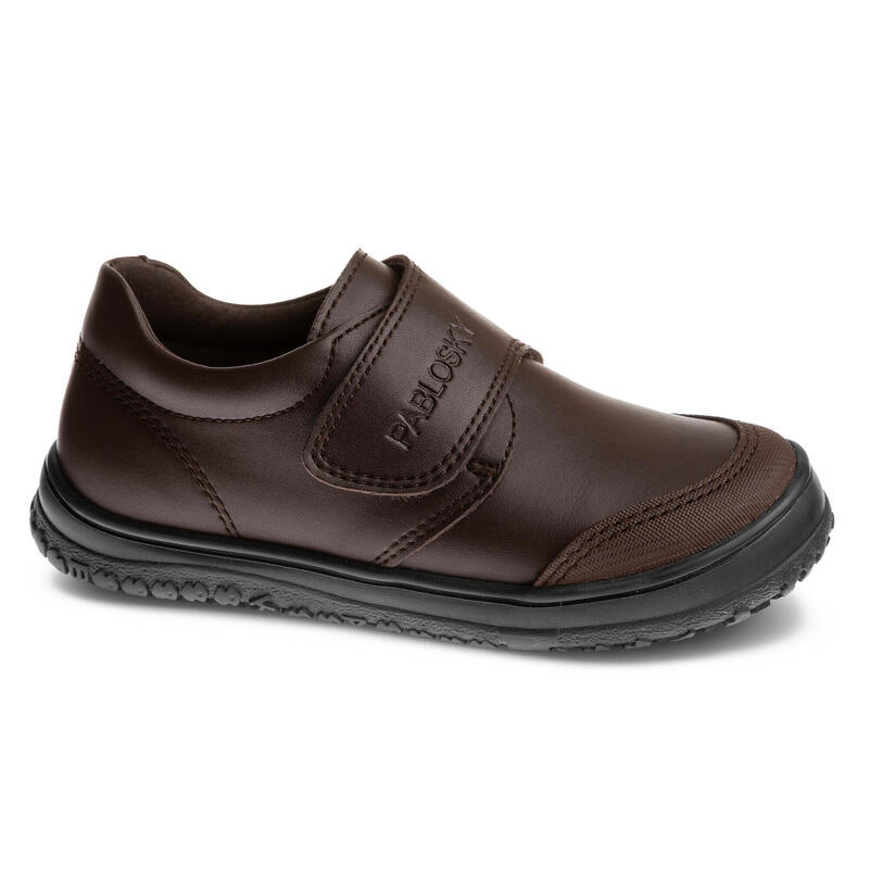 Zapatillas de marcha Pablosky Marrones para Niños Unisex de Microfibra Textil