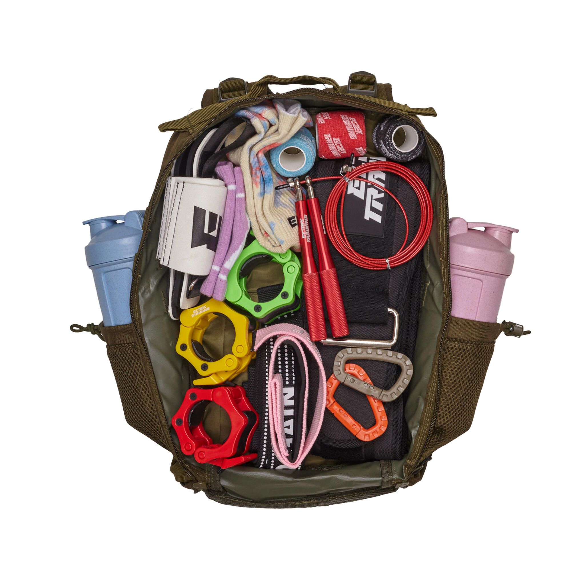 Zaino Elitex Verde 25L Cabina Allenamento Impermeabile 3/6