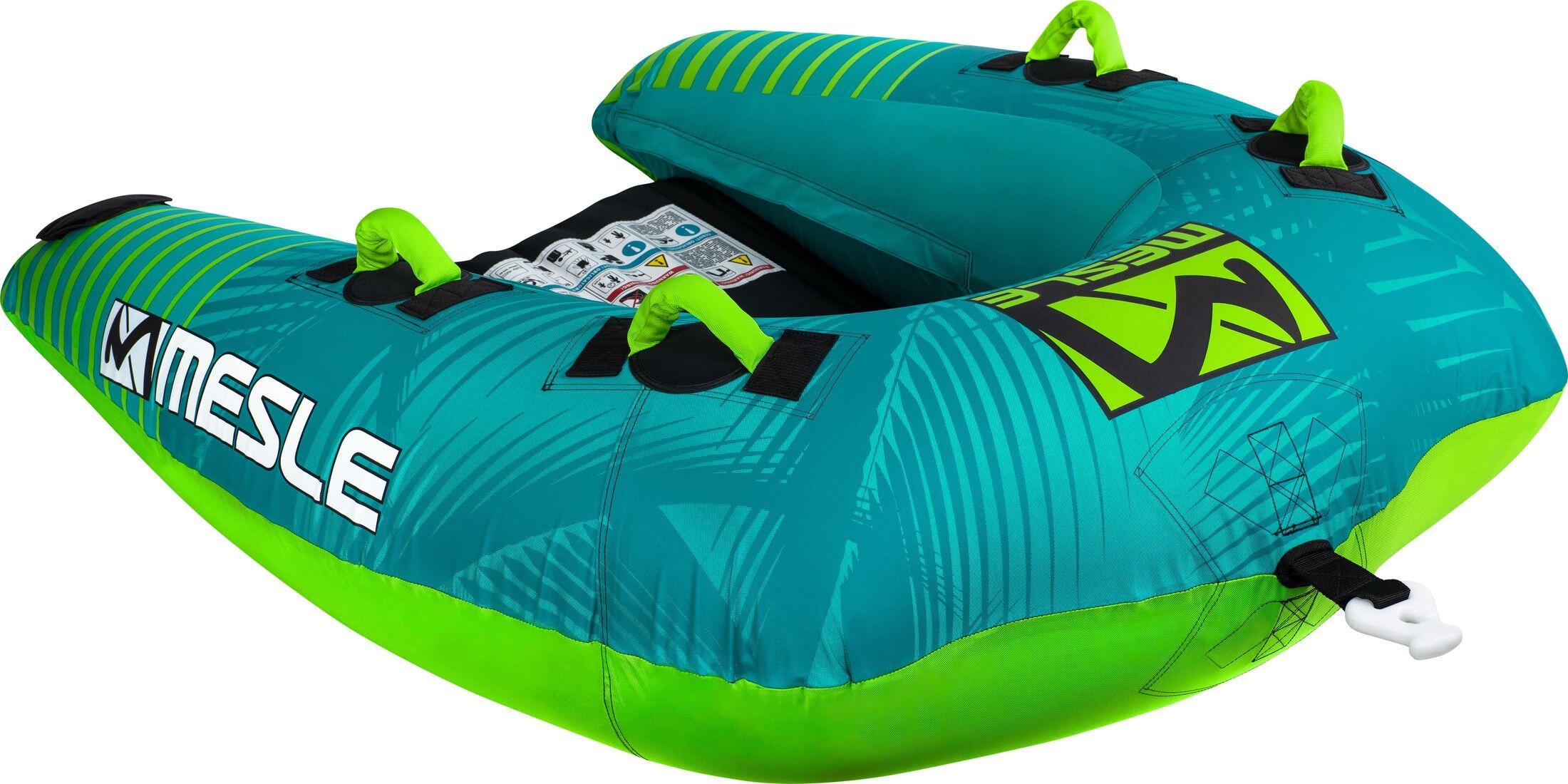 MESLE Funtube Wakester 2 Persoons Watersport Band Achter Boot, Sleepring