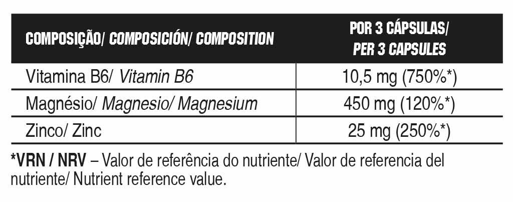SUPLEMENTO VITAMÍNICO ZMA - 90 CAPS 3/3