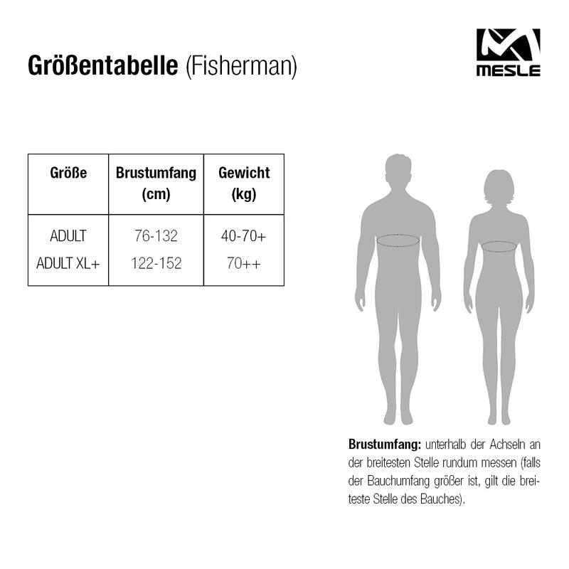 Auftriebsweste Fisherman Angeln Kajak SUP Schwimmweste Erwachsene mit Tasche