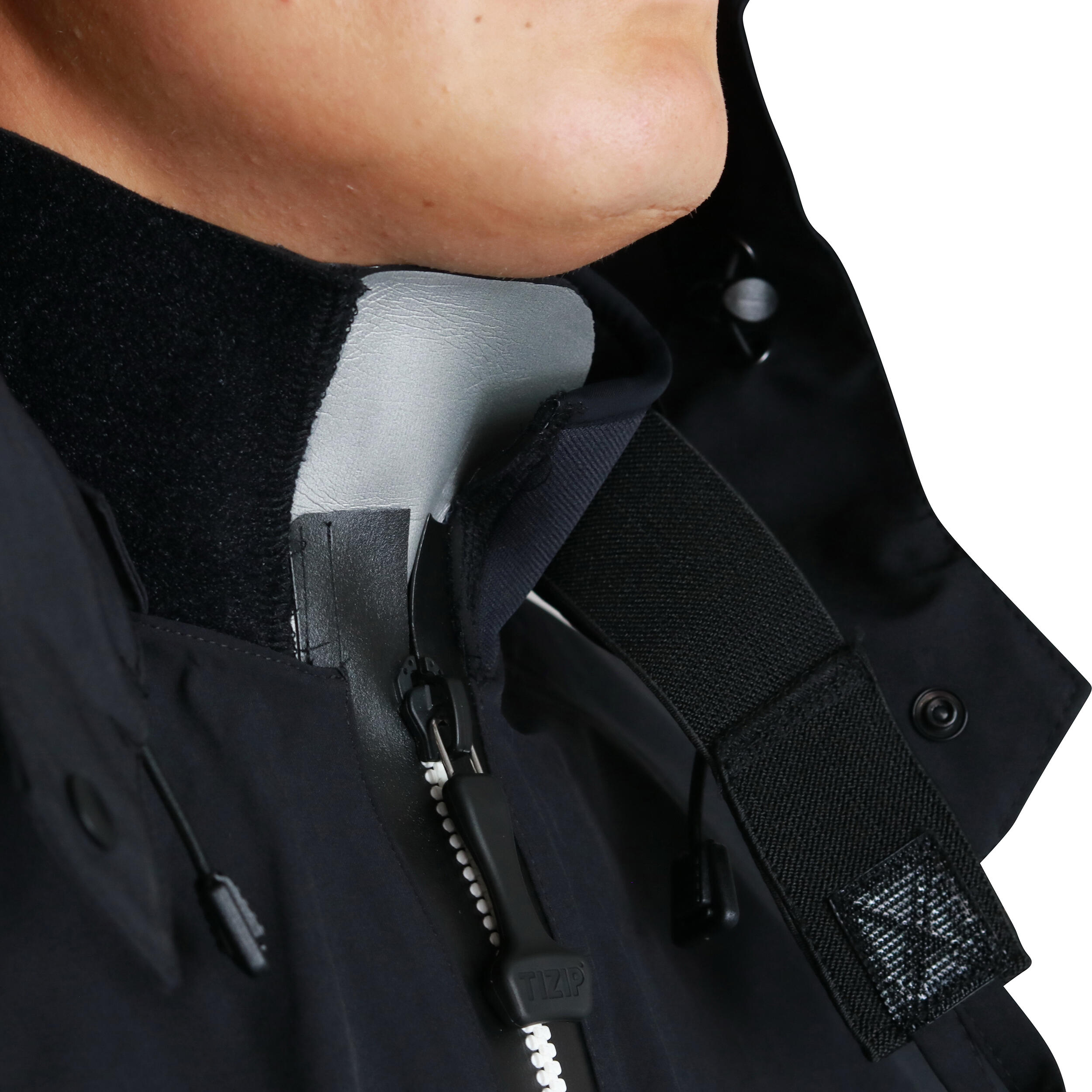 SUP Trockenanzug Frontzip schwarz-blau 5/7