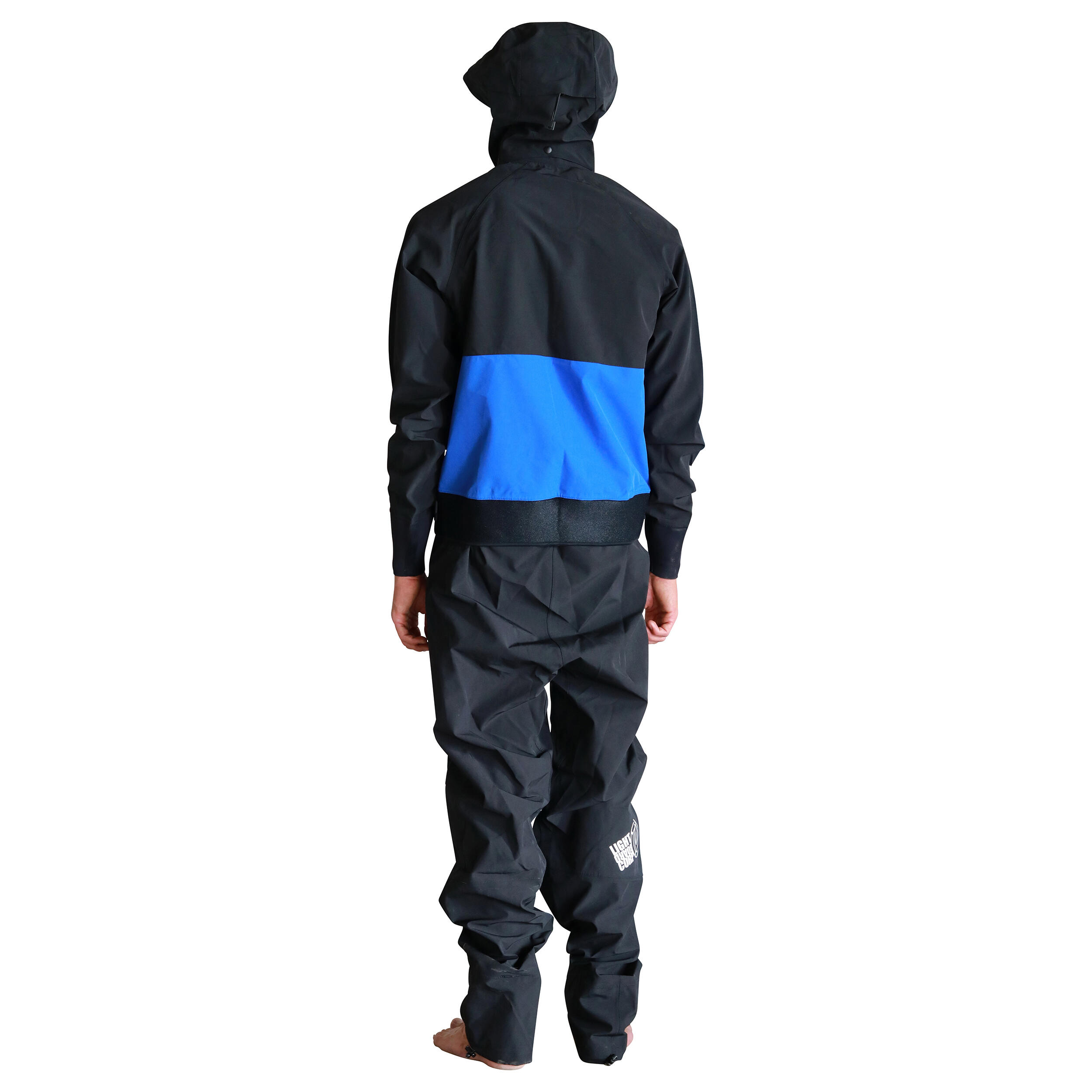 SUP Trockenanzug Frontzip schwarz-blau 3/7