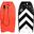 Bodyboard SpeedSkin Kinder/Erwachsene mit Leash rot Mesle