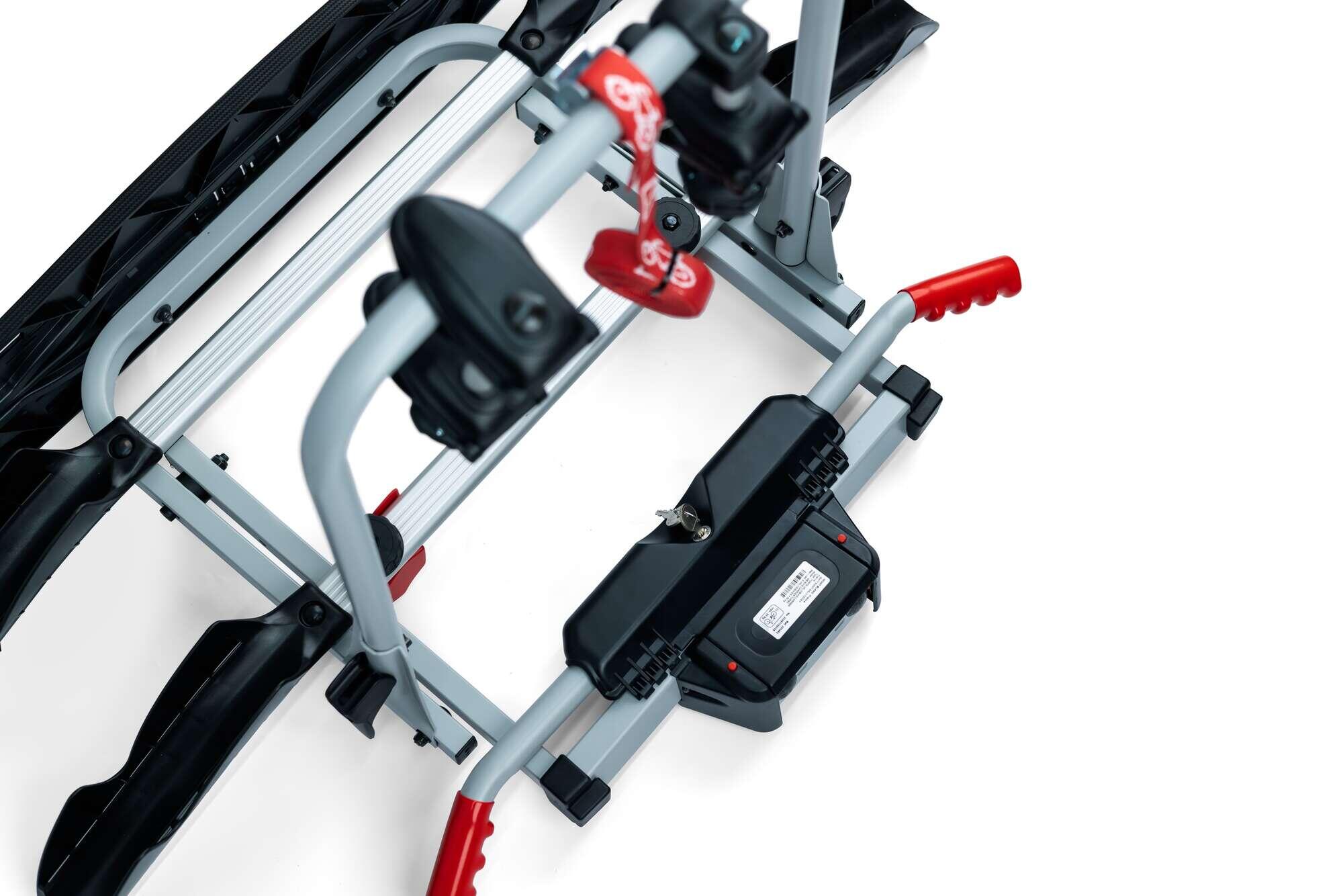 Porte-vélos plateforme sur boule d'attelage Tow Voyage Rapid 3 Bras pour 3 vélos 6/7