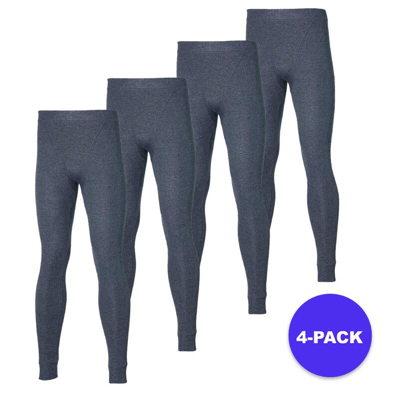 Heatkeeper - Thermobroek heren - Antraciet - XXL - 4-Stuks - Thermo panty