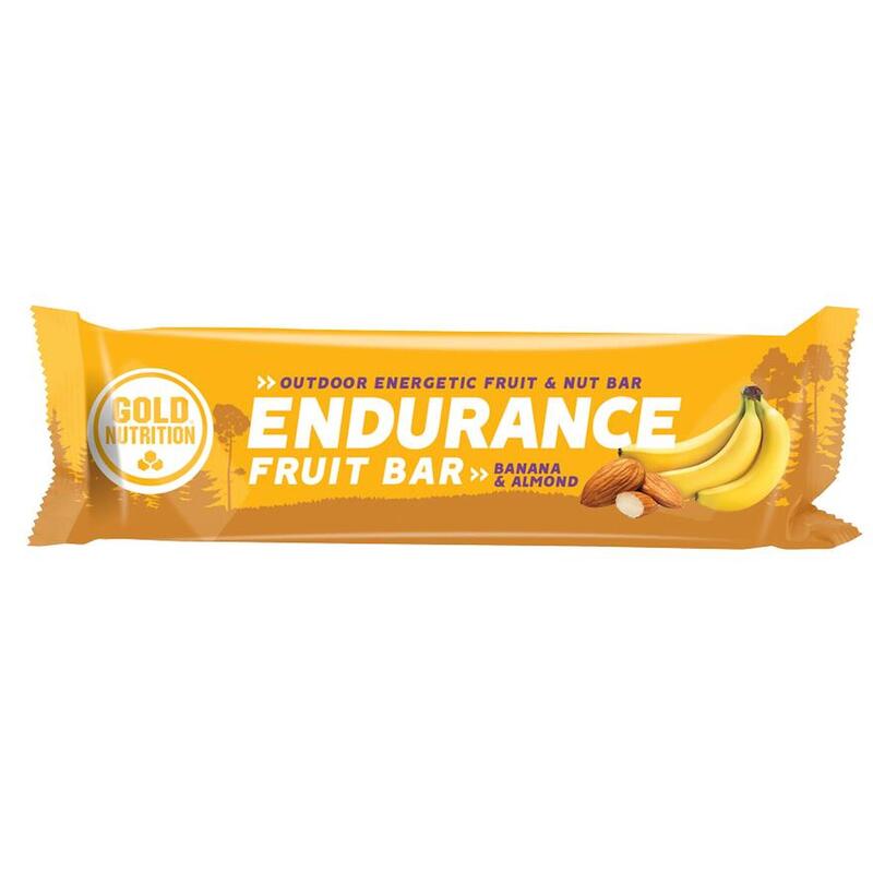 CAJA DE 15 BARRITAS ENERGÉTICAS ENDURANCE FRUIT BAR ALMENDRA Y PLÁTANO - 40 G