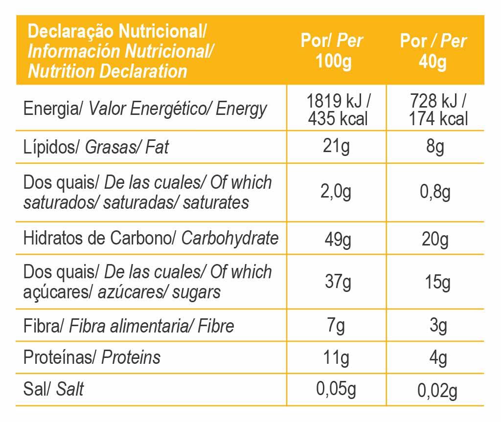 BARRA ENERGÉTICA ENDURANCE FRUIT BAR AMÊNDOA & BANANA - 40 G 3/3