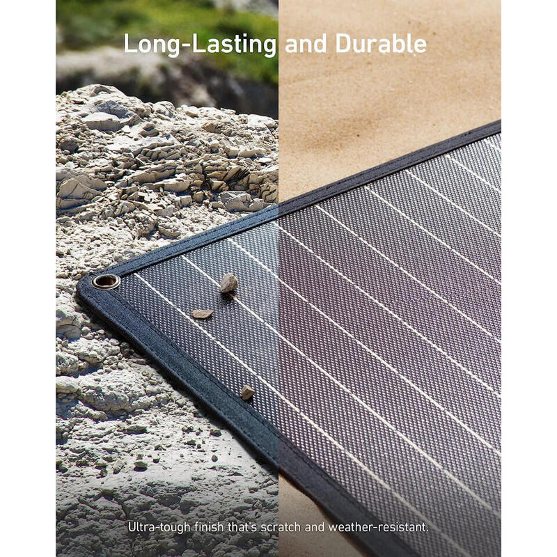 Incarcator solar pliabil Anker 625, 100W, Suport Ajustabil, USB-C, USB-A