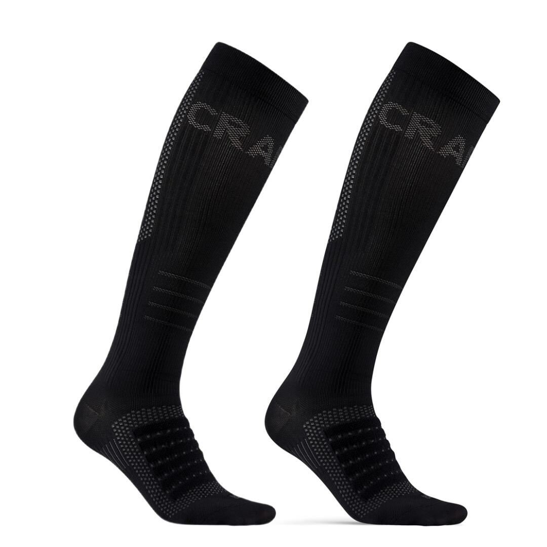 CRAFT ADVANCED CRAFT DRY KOMPRESSIONSSOCKEN 2ER-PACK SCHWARZ