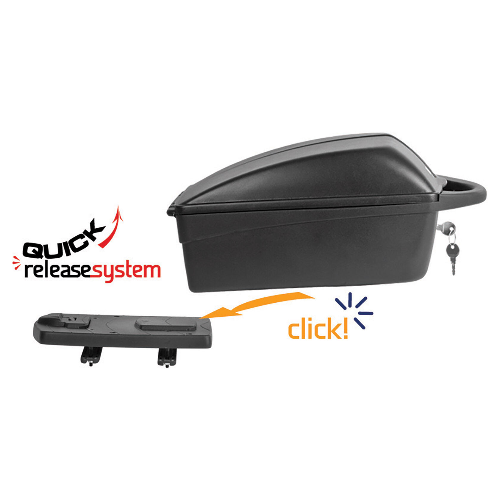 Mala Top Case con SISTEMA DE MONTAJE DIRECTO AL PORTAEQUIPAJES - 11L/5KG 2/5