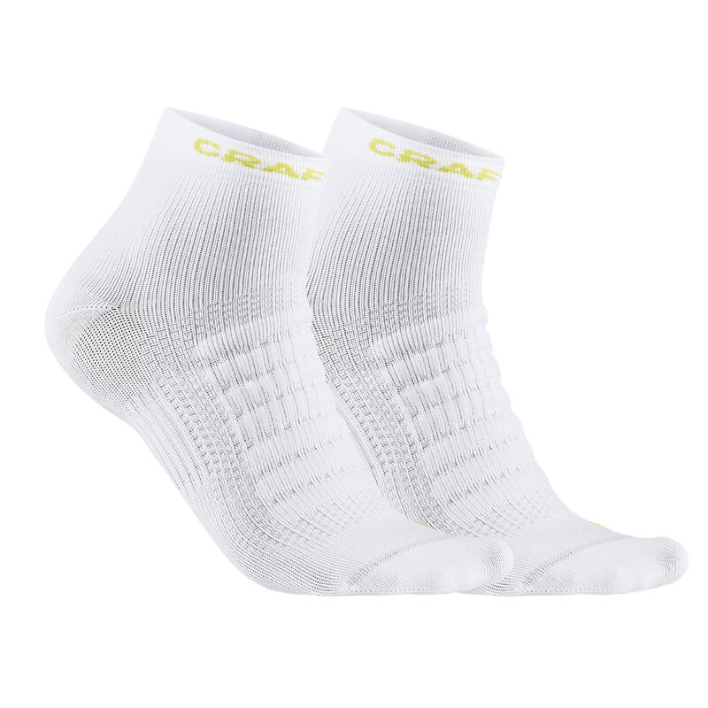 PAQUET DE 2 CHAUSSETTES ADVANCED CRAFT DRY MID BLANCHES