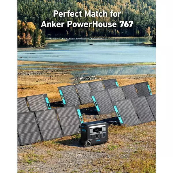 Panou solar Anker 531, incarcator solar pliabil 200W, IP67, Suncast