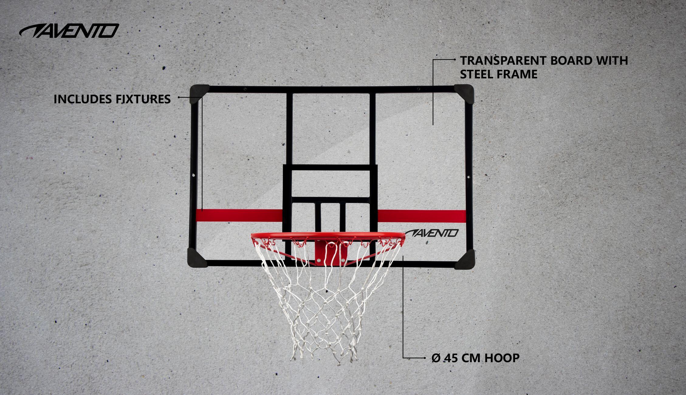 Planche de Baloncesto + Canasta + Red Avento Legends League 3/4