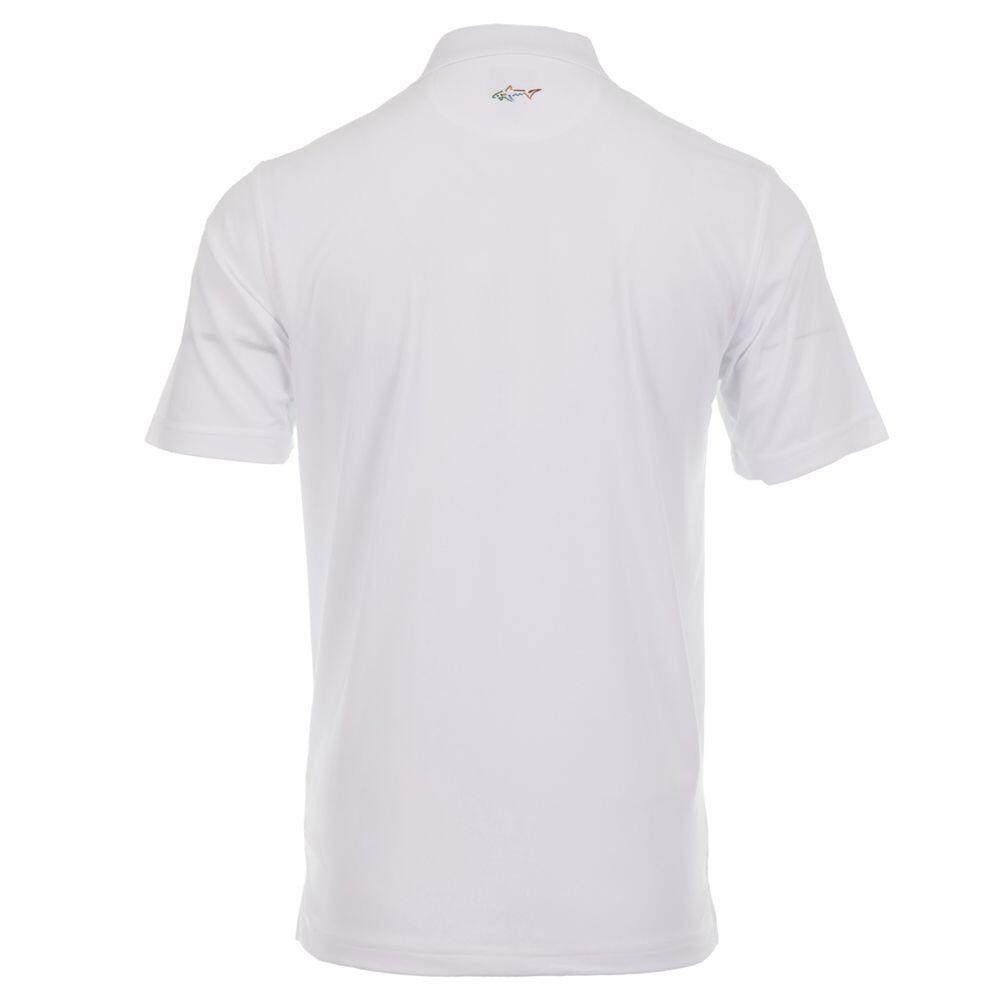 Greg Norman Performance Micro Pique Golf Polo Wit Maat S 3/3