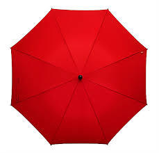 FALCON Paraplu Golf  Windveer Extra Sterk  Rood 2/4