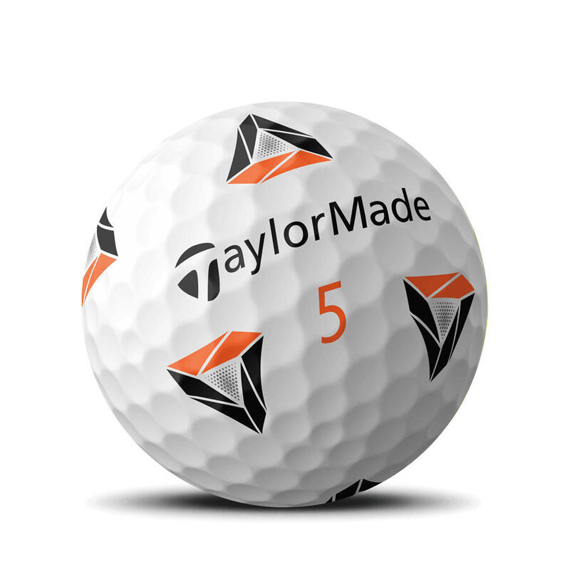 Doos met 12 TaylorMade TP5 Pix-golfballen Kleur: wit