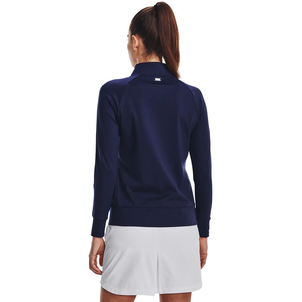 Under Armour Couche Intermédiaire FZ-Bleu Marine Minuit 3/4