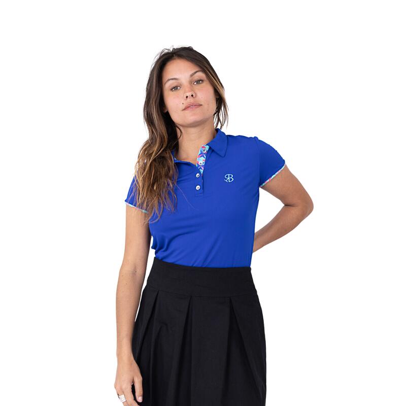 CHIBERTA Polo De Golf  Inca  Golf Femme Cobalt Bleu