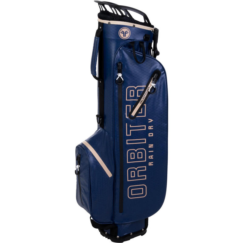 FASTFOLD Golftas  Orbiter 7.5I Rain Dry Standbag  Zand Zwart