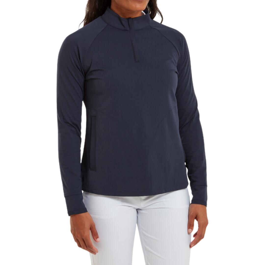 Footjoy Half Zip Dames Midlayer Navy 2/5