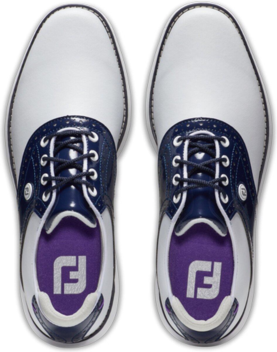 FOOTJOY Chaussures De Golf  Femme  Traditions   Sans Crampons Bleu 7/7