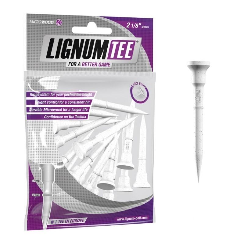 LIGNUM Tees De Golf Tees De Golf   microwood 53mm Blanc