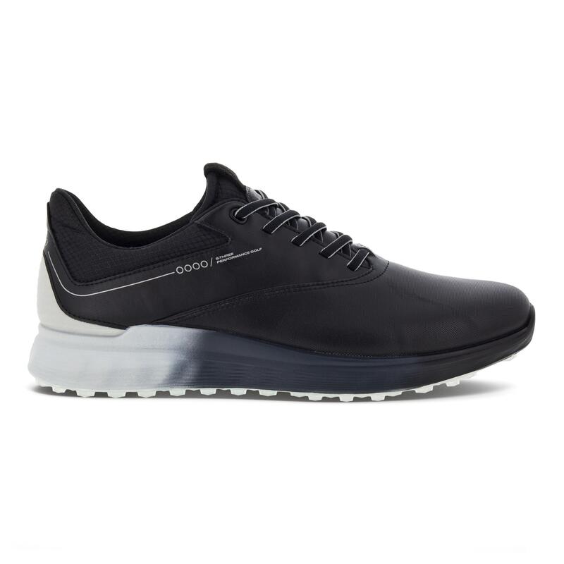 Chaussures de golf Ecco M Golf S-Three Noir Béton