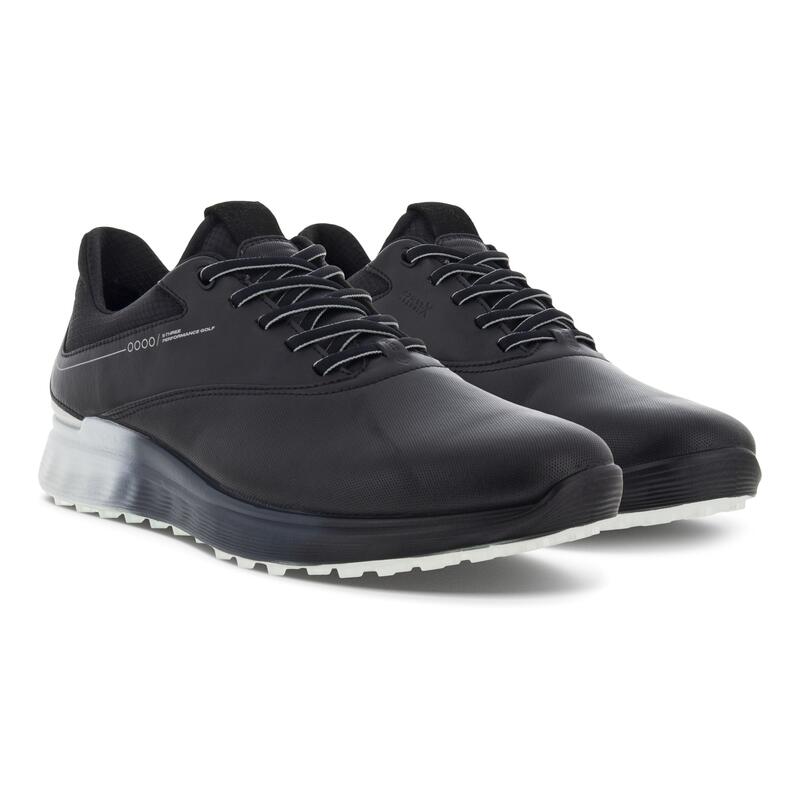 Chaussures de golf Ecco M Golf S-Three Noir Béton