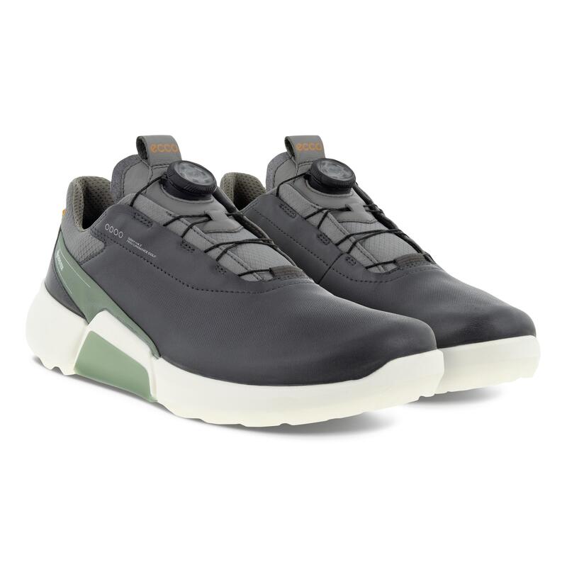 Chaussures de golf Ecco M Golf Biom H4 BOA Aimant Vert givré