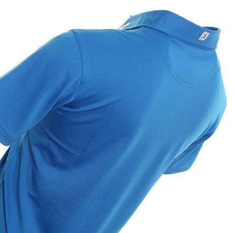 Footjoy Stretch Pique Polo Shirt Kobalt 3/3