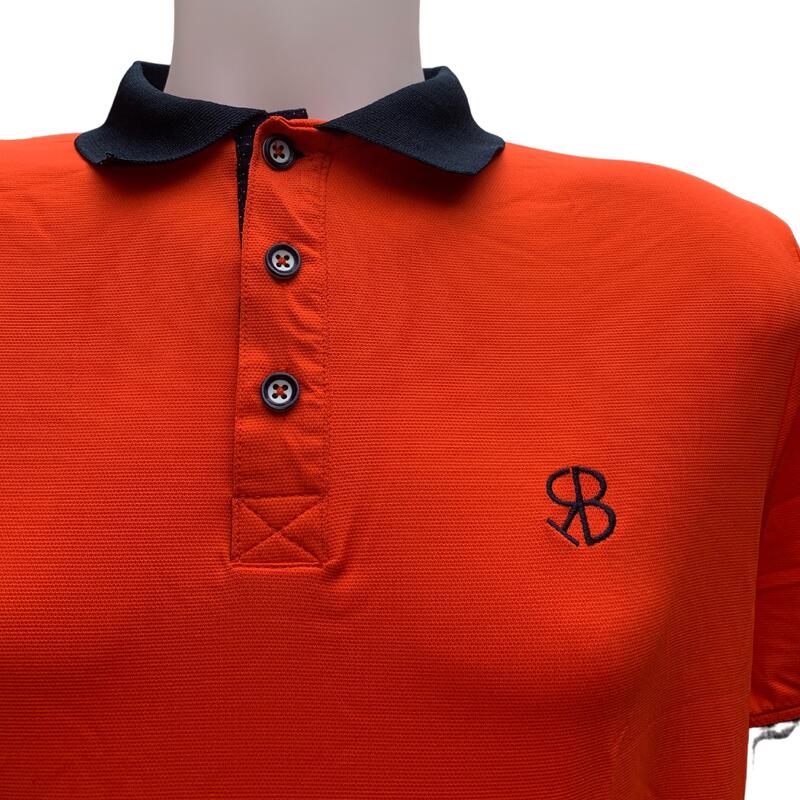 CHIBERTA Golf Polo met korte mouwen  Heren  Agrume Oranje