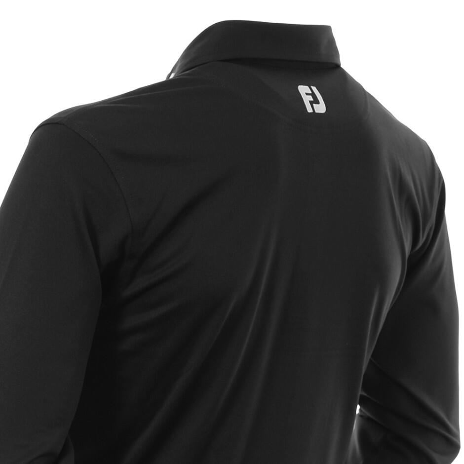 Footjoy Thermolite Golf Longsleeve Polo Zwart 3/4