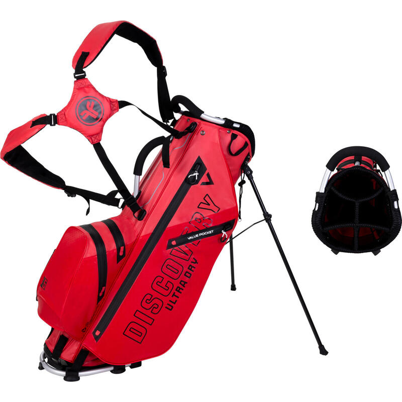 FASTFOLD Sac De Golf  Discovery Ultra Dry Sac Trepied Imperméable  Rouge