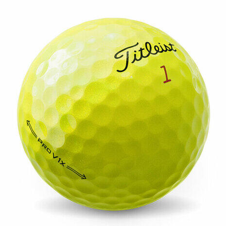 TITLEIST Golfbal   ProV1X 2023  Licht geel 3/4