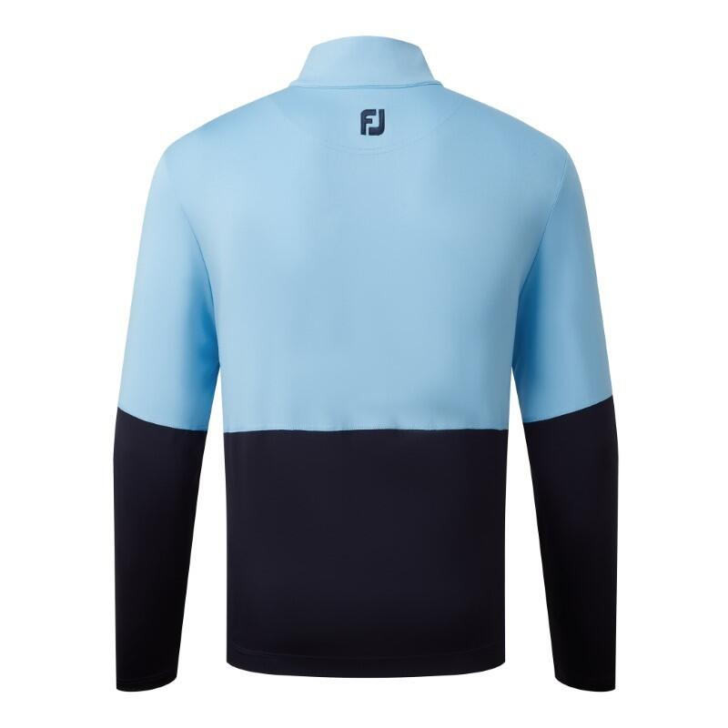 Pull-over FootJoy Homme – Bleu, 1/4 Zip, Mèche, Stretch, Taille S (neuf)