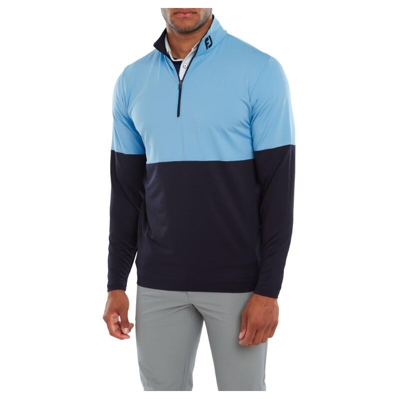 Pull Intermédiaire FootJoy Camo Color Block - Taille M Gris, Zip, Pour Golf Et Casual