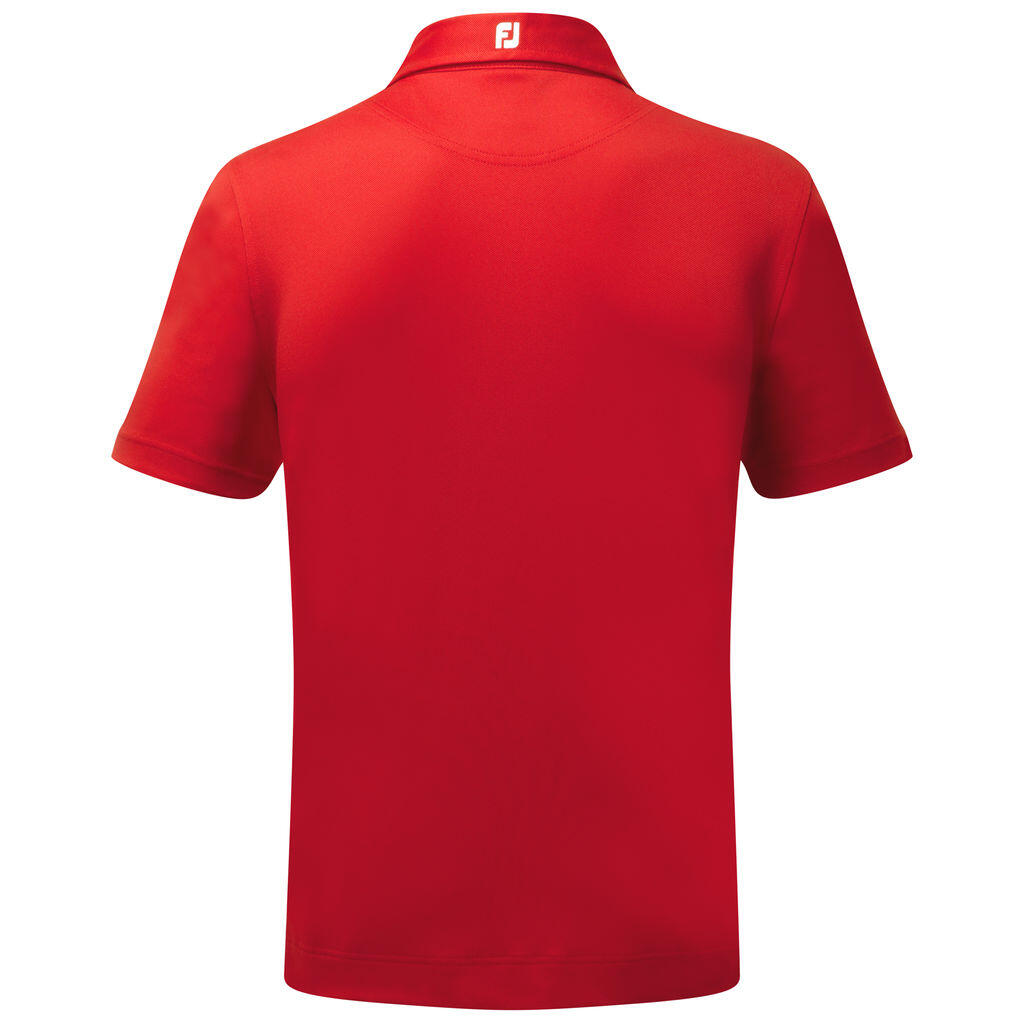 Footjoy Stretch Pique Solid Polo Rood 2/2