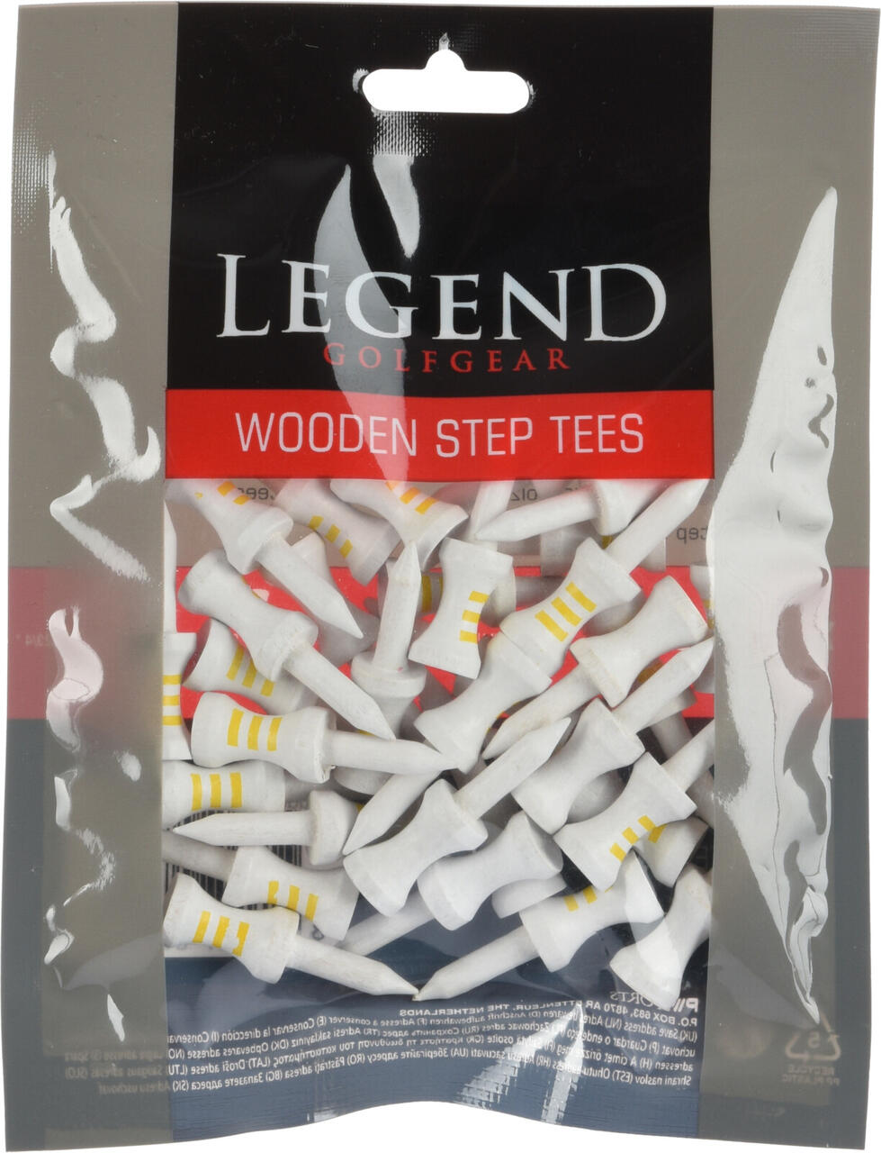 Legend Houten Step Tees 38MM Geel 2/2