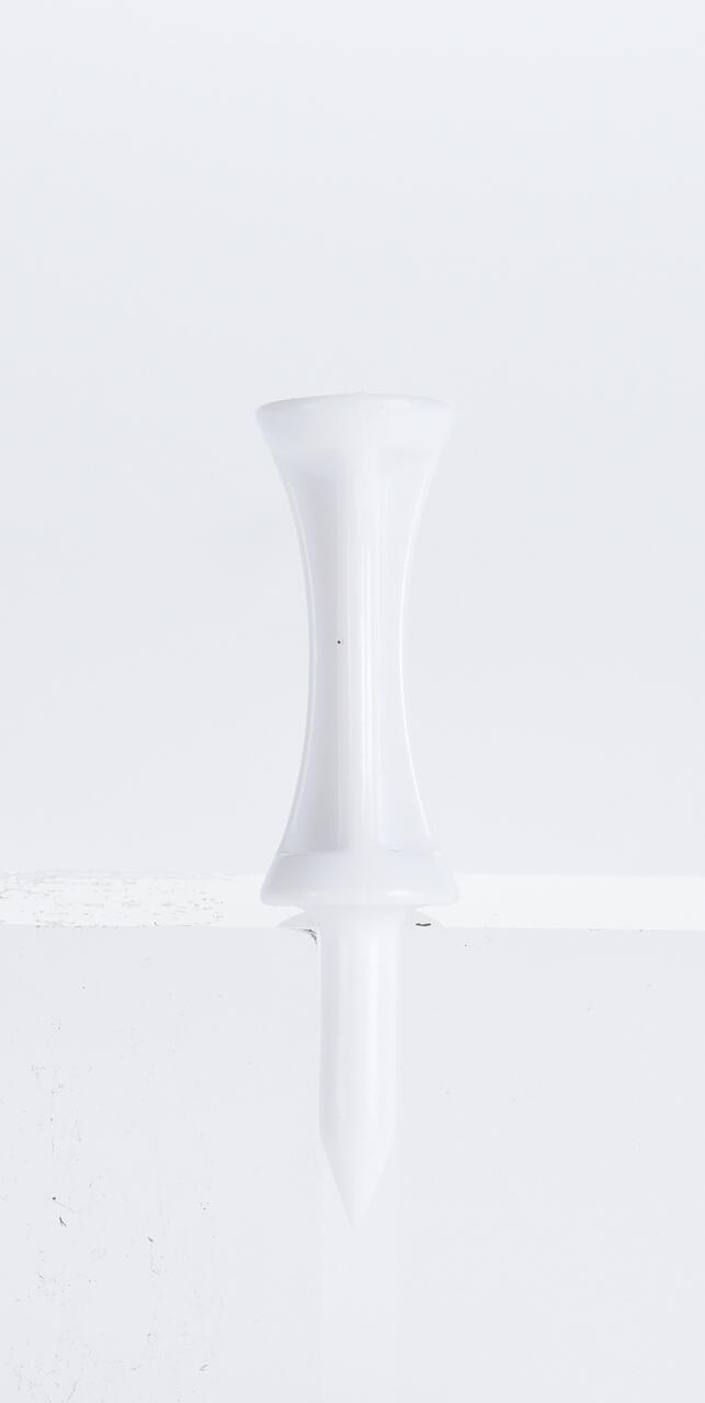 Pure4Golf 25 Tés de Trottinette en Plastique Blanc 51mm 2/2