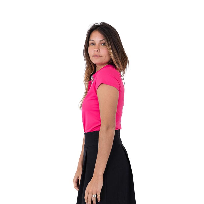 CHIBERTA Golf Polo met korte mouwen  Geo Dames  Fuchia Pink