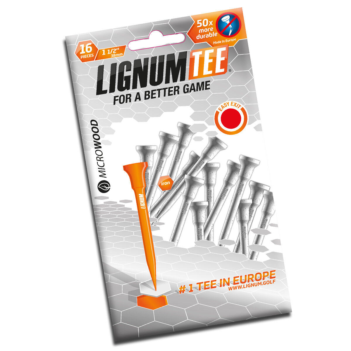 Lignum Tees microwood 38mm 3/5