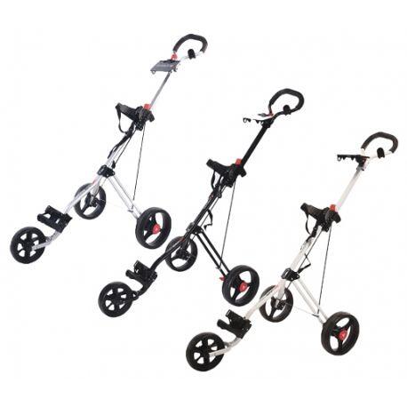 Fastfold Force 3 wiel Golftrolley Wit