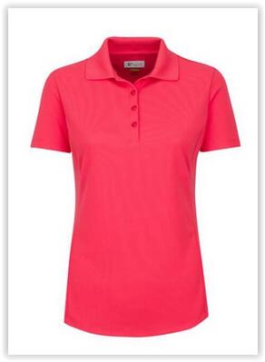 Greg norman pro tek pique dames polo fuchsia maat s