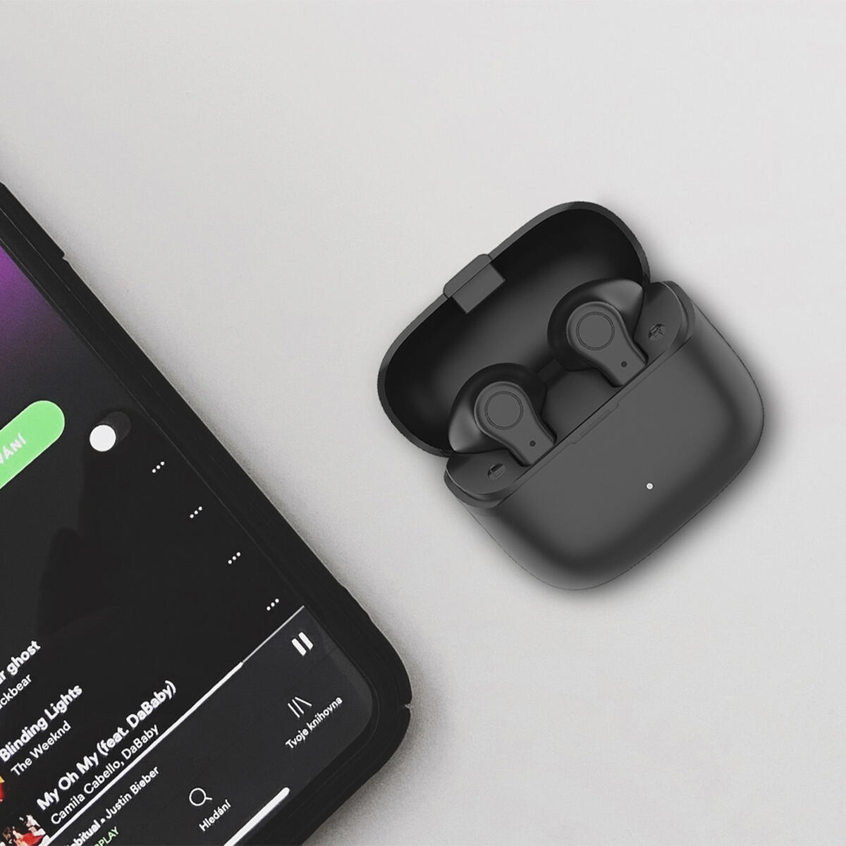 Écouteurs Bluetooth TWS155 - Microphone inclus -  Noir 5/7